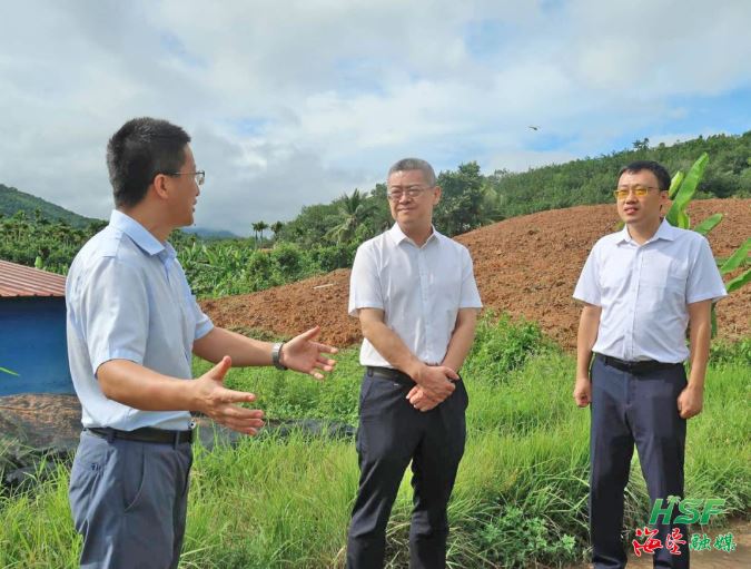 艾轶伦在立才农场公司垦区耕地“非粮化”“非农化”专项整改复耕地块调研。